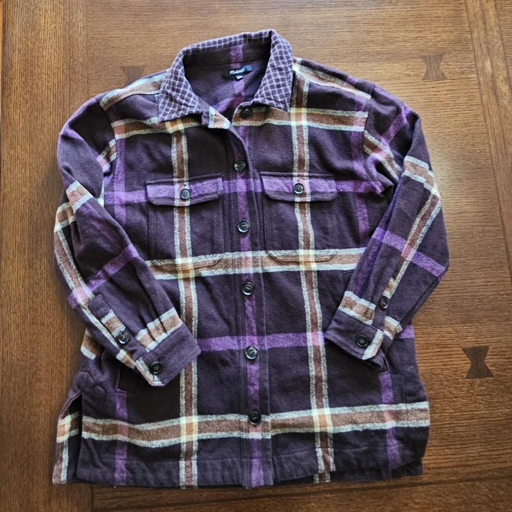 Madewell Plaid Shacket XS